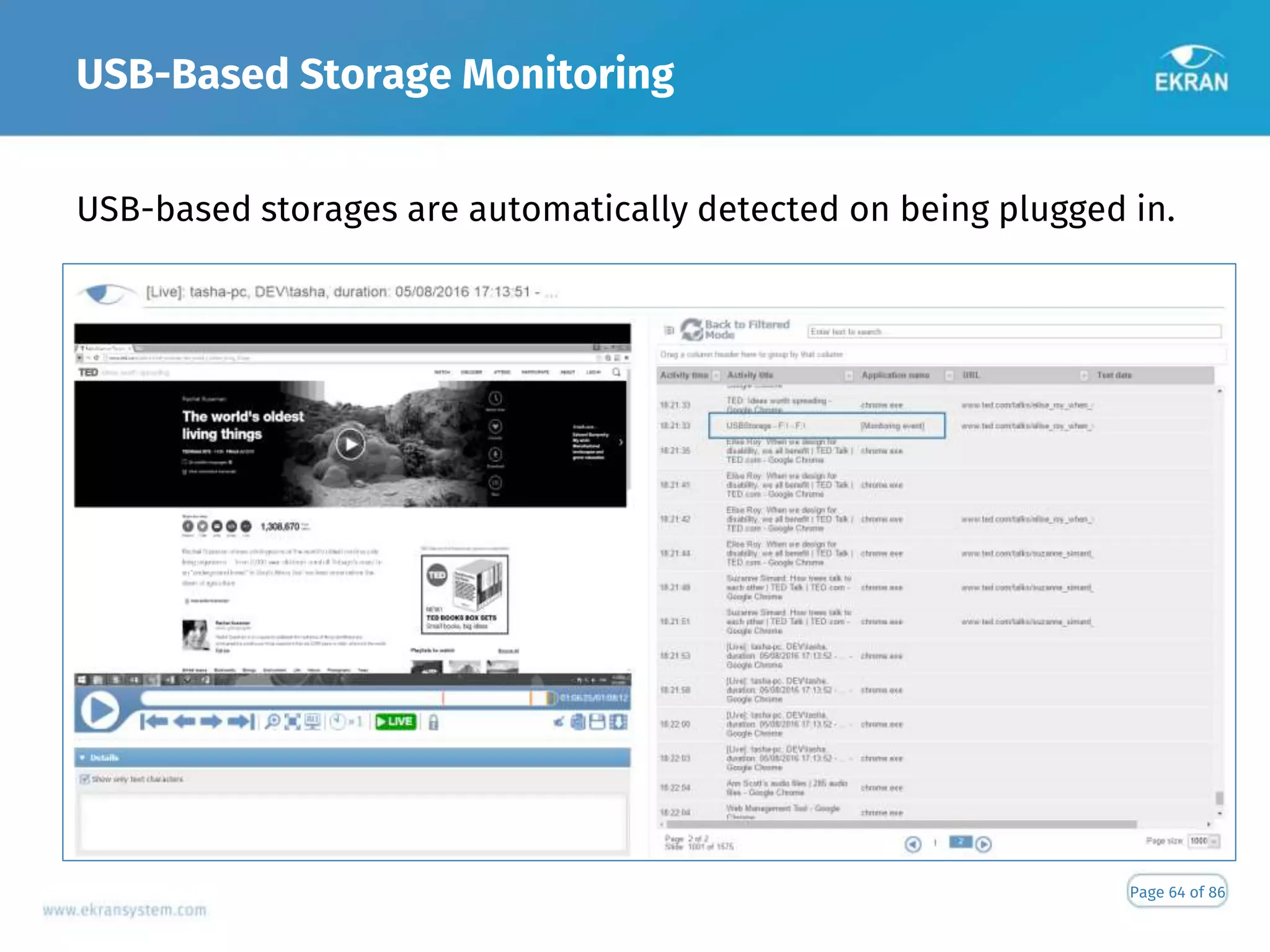 USB-Based Storage Monitoring
Page 64 of 86
USB-based storages are automatically detected on being plugged in.
 