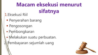 Eksekusi Hukum Acara Perdata (Idik Saeful Bahri)