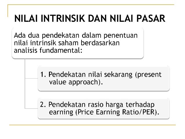 Nilai tukar pasar saham