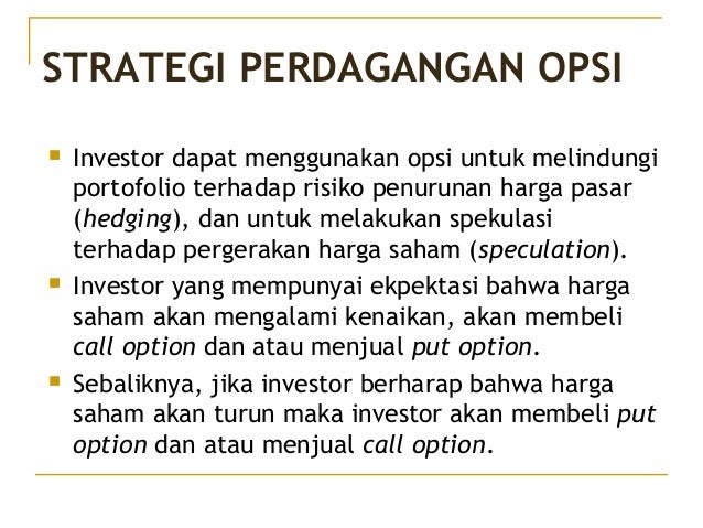 Kesalahan perdagangan opsi saham
