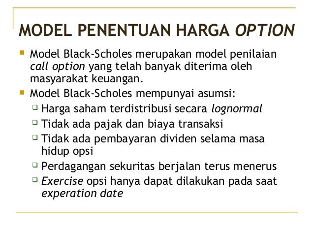 Tingkat perdagangan opsi