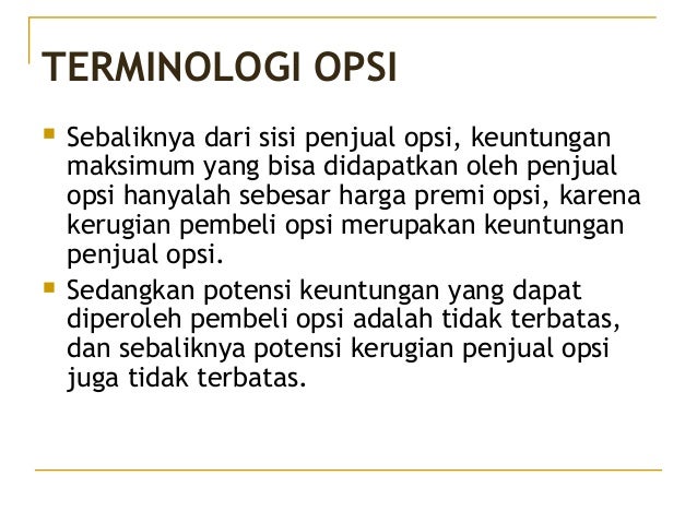 Perdagangan opsi bursa saham virtual