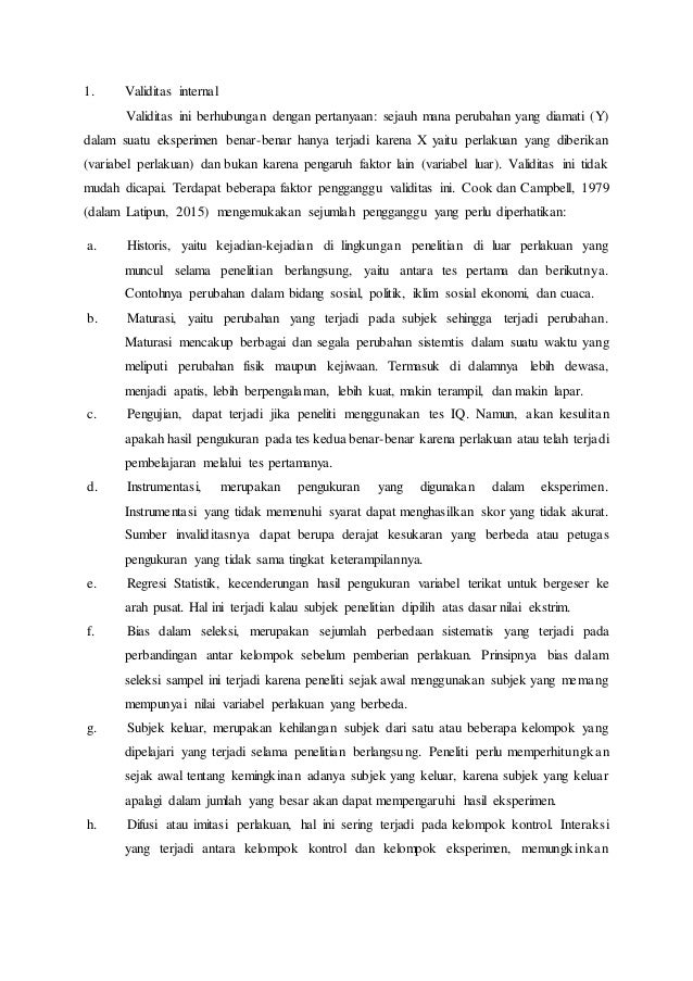 Metode Eksperimen Dalam Psikologi