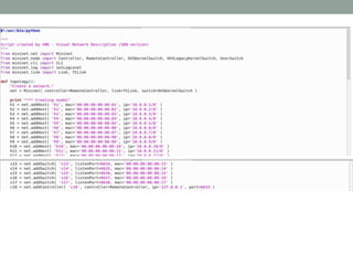 6 - Custom Mininet Topology Experiment by Dwina Fitriyandini Siswanto & Siti Amatullah Karimah