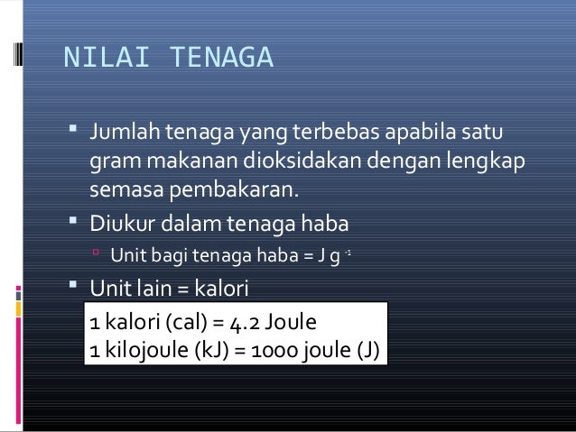 Eksperimen nilai tenaga