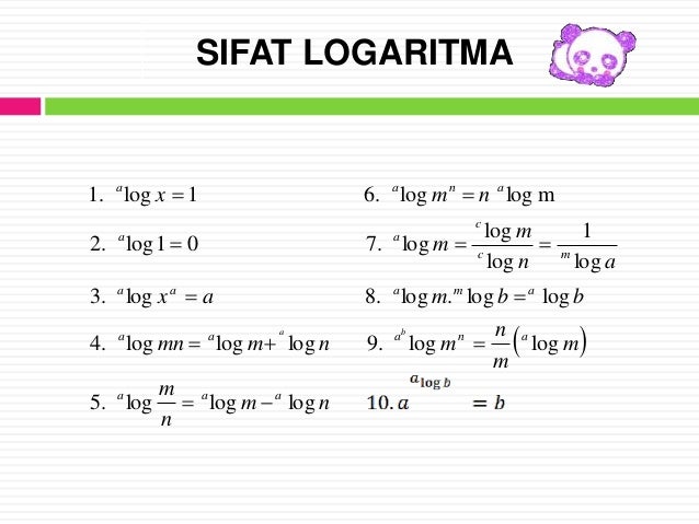 Eksponen logaritma by syifadhila