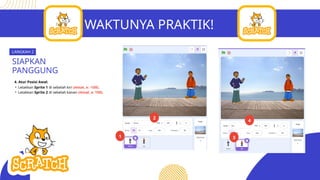 MATERI CODING TENTANG MEMAKAI SCRATCH UNTUK PEMAHAMAN ANIMASI DASAR | PPTX
