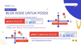 MATERI CODING TENTANG MEMAKAI SCRATCH UNTUK PEMAHAMAN ANIMASI DASAR | PPTX