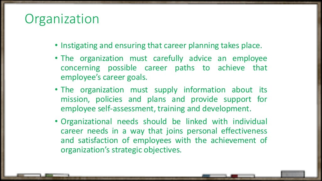 Career planning and career anchors