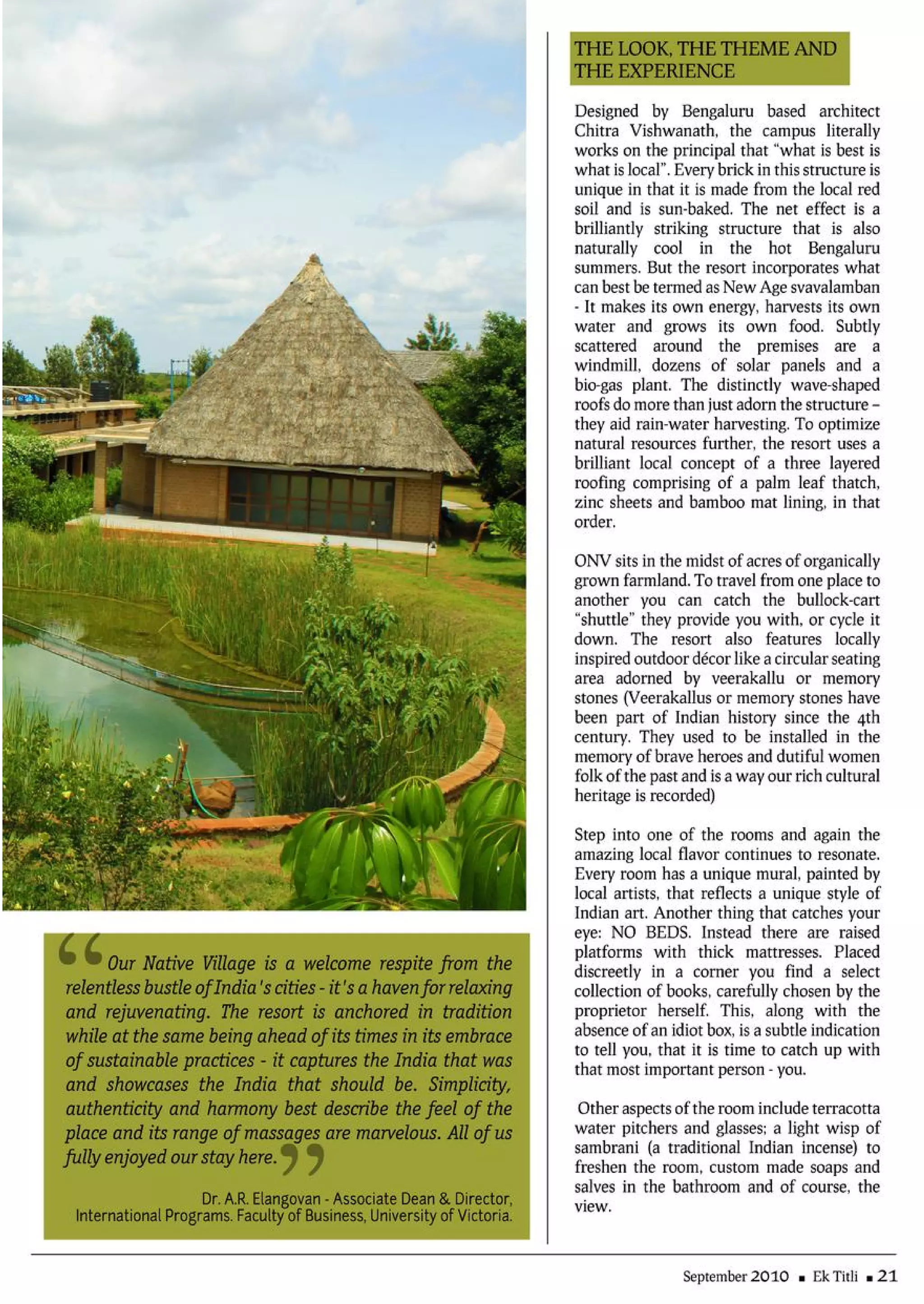 Ek titli magazine - September 2010