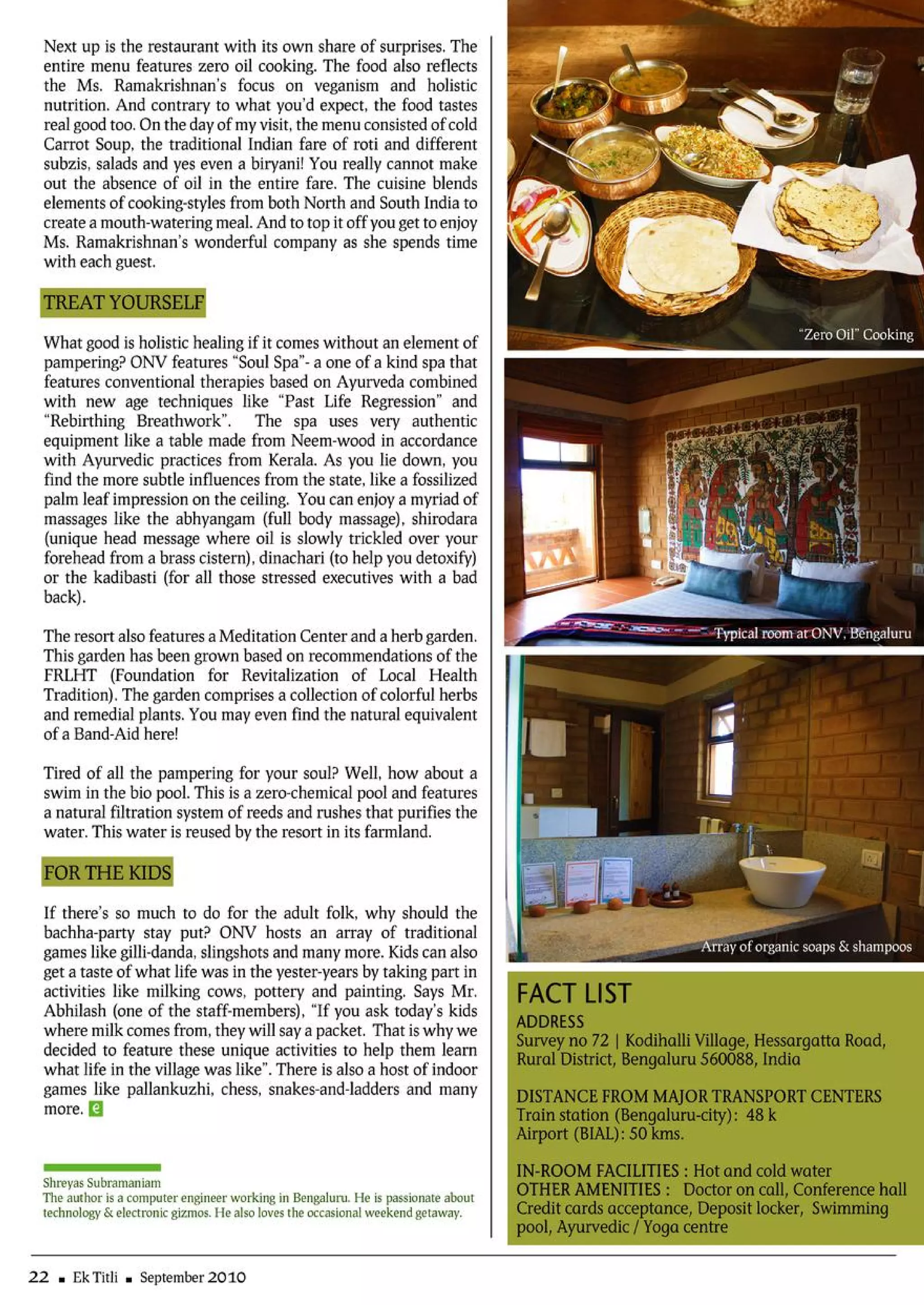 Ek titli magazine - September 2010