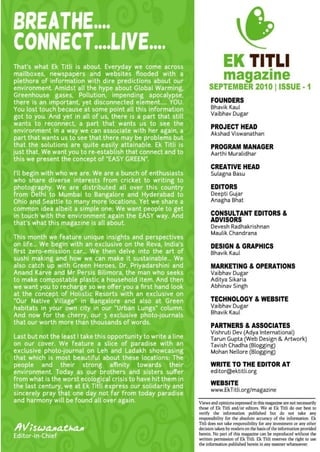 Ek titli magazine - September 2010