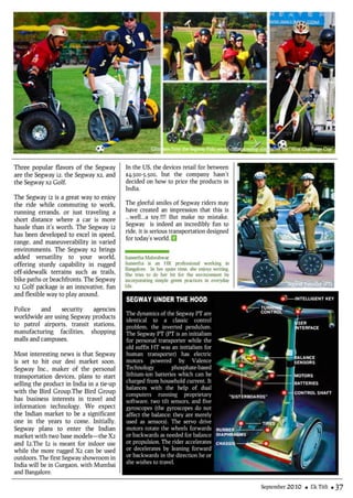 Ek titli magazine - September 2010