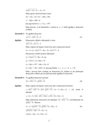 Ekuacionetiracionale | PDF