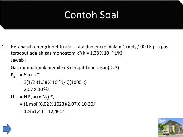 Contoh Soal Ekipartisi Energi Belajar Saja Contoh Soal Ekipartisi Energi Belajar Saja
