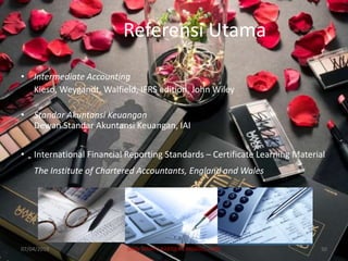 Referensi Utama
• Intermediate Accounting
Kieso, Weygandt, Walfield, IFRS edition, John Wiley
• Standar Akuntansi Keuangan
Dewan Standar Akuntansi Keuangan, IAI
• International Financial Reporting Standards – Certificate Learning Material
The Institute of Chartered Accountants, England and Wales
07/04/2019 DIAN WAHYU KARTIKA CANIAGO, A.Md 50
 
