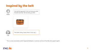 That will be awesome !! Let me show you what
the belt looks like. Tell me what you think.
Pieter
Lisa
Sure Pieter. That mu...
