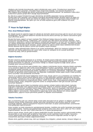 olduğunu göz önünde bulundurarak, sabırlı olmalarında yarar vardır. Firmalarımızın pazarlama
açılımlarına ilişkin girişimleri, İhracatta Pazar Araştırması Desteği, Yurt Dışında Pazarlama ve
Ofis-Mağaza Açma Desteği gibi devlet yardımlarıyla da desteklenmektedir. Bu desteklerin daha etkin
kullanımının pazara girişte etkili olacağı düşünülmektedir.
Bu ülke ile iş yapan firmalarımıza geri dönülemez akreditifle çalışmaları tavsiye edilmektedir.
Ekvator’daki ticari bankalar veya Citibank aracıığıyla gerçekleştirilebilen akreditif işlemi ilk başta zor
gibi görünse de, düzenli olarak aynı banka ile çalışan veya iyi bir kredi geçmişine sahip firmalar için
giderek kolaylaşmaktadır. Bu işlem için risk ve kredi kayıtlarına göre yıllık ortalama %3 ücret
alınmaktadır.

Pazar ile İlgili Bilgiler
Fikri, Sınai Mülkiyet Hakları
Bir ülkede kayıtlı bir patentin başka bir ülkede de otomatik olarak korunması gibi bir durum söz konusu
olmadığından, fikri mülkiyet haklarının Ekvator’da koruma altına alınması için ülkenin kanunlarına göre
kayıt ettirilmesi şarttır.
Ekvator’da lisans, patent ve ticari markalar Fikri Mülkiyet Hakları Kanunu’na tabidir. Andean
Community and the Patents, Trademarks, and Licenses Law 486 Hükmü de lisansları denetler. Ticari
markaların, patentlerin, kullanım biçimlerinin, endüstriyel tasarımların ve ticari isim ve logoların lisansı
için yapılan sözleşmeler Ekvator Fikri Mülkiyet Enstitüsü’nde (IEPI) kayıtlı olmalıdır. Teknoloji transferi
sözleşmeleri de burada kayıtlı olmalıdır, ancak yabancı bir yatırım olarak kabul edildiklerinde Ekvator
Merkez Bankası’nda da (Banco Central del Ecuador) kayıtlı olmalıdır.
Lisanslar, talep edilmelerinden itibaren 6 ay içinde verilmektedir. Belirli bir markanın kullanımını kayıt
ettirmek için marka kullanımına izin veren noter onaylı bir sözleşme ile bir avukat tarafından
imzalanmış talep, IEPI’ye gönderilmelidir.

Dağıtım Kanalları
Ekvator pazarına girişte izlenecek en iyi strateji, ilk etapta pazara doğrudan ihracat yapmak yerine;
satışlar ve marka bilinirliği belirli bir düzeye ulaşıncaya kadar komisyon karşılığında yerel bir
temsilci/distribütör ile çalışmak ya da ürünün niteliği ve rekabet koşullarına bağlı olarak yatırım
ortaklığı (joint venture) kurmaktır.
Distribütörler orta ve büyük çaplı şirketler olup, yabancı üreticilerden büyük miktarda ithalat yapmakta
ve bu ürünlerin dağıtımını ülke içinde kendi belirledikleri fiyattan yapmaktadır. Belli bir komisyon
karşılığında çalışan acenteler ise, yurt içindeki eğitimli ve deneyimli satış ekibi aracılığıyla aldığı
siparişlere göre kendi kaynaklarıyla ithalat yapmakta ve iç piyasada satmaktadır. Doğrudan alım yapan
firmalar ise genellikle kendi kullanımları için doğrudan imalatçıdan ithalat yapan büyük imalat şirketler,
kamu kurumları veya perakende zincirleridir.
Yatırım ve iş ilişkilerinde kişisel bağlantılar önemli olup, büyük yatırım ve iş ortaklıkları için özellikle ilk
zamanlarda ülkenin bizzat ziyaret edilerek kamu ve özel sektördeki yetkililerle görüşülmesi zaruridir.
Bu ziyaretler, temsilcinin ürün ile ilgili iyileştirme ve gelişmelerden haberdar edilmesi için de faydalıdır.
Acente veya distribütörlük anlaşmasında miktar, teslim süresi, fiyat, ortak pazarlama giderleri, eğitim,
finansal araçlar, kredi, anlaşmanın geçerlilik süresi ve anlaşmazlıkların halli gibi konular üzerinde
durulması faydalıdır.
Ekvatorlu alıcılar güven ilişkisi kurulduktan sonra aracıları ortadan kaldırıp daha düşük maliyetle
doğrudan imalatçıdan alım yapmayı tercih etmektedir. Makine ve ekipman satışları, yedek parça
tedariki ve satış sonrası hizmetler önemli başarı faktörleridir. Quito ve Guayaquil, ithal edilen ürünlerin
dağıtımında en önemli merkezlerdir. Manta, Cuenca ve Santo Domingo de los Colorados ise diğer
başlıca dağıtım merkezleridir. Distribütörlerin çoğunluğu kendi satış ekibiyle tüm ülkeye dağıtım
yapabilmekte, çoğunun büyük şehirlerde şubeleri ve depoları bulunmaktadır.

Tüketici Tercihleri
Peru ve Kolombiya gibi son yıllarda bölge içinde hatta dünyada hızlı bir gelişim ve değişim sergileyen
ülkelerle komşu olması dolayısıyla, altyapı yatırımları tamamlanıp yatırımcılara cazip bir ortam
sunulduğu takdirde, ülkenin komşularının büyüme hızlarından ve pazar potansiyelinden yararlanarak
hızla gelişeceği öngörülmektedir.
Artan ücretler ve kredi imkanlarının genişlemesiyle beraber, özellikle orta sınıfın hanehalkı harcamaları
artma eğilimindedir. Tüketim harcamalarındaki ortalama artış oranı 2011-2015 yılları için %4,1 olarak
öngörülmektedir. Bu oran 2007-2009 yıllarında %7,2 olarak gerçekleşmiştir.
Pazarın küçük olması, büyük çaplı iş yapma isteğindeki firmalar açısından caydırıcı görünmekle birlikte,
niş pazarlara ve üst düzey gelir gruplarına hitap eden ürünler açısından büyük fırsatlar mevcuttur.
Turizm sektöründeki hızlı gelişim sebebiyle, büyük otel zincirlerinin doğrudan alımları ile ilgili ve
müteahhitlik alanındaki fırsatlar değerlendirilmelidir.
Ülkede etnik çeşitlilik yüksek olup, dört ayrı bölgede (kıyı bölgeleri, yüksek alanlar, Amazon bölgesi ve
-, 2013

22 / 34

Yasal Uyarı : Kaynak gösterilmek kaydı ile alıntı yapılabilir. Dokümanın her hangi bir yöntemle çoğaltılması ve/veya basılı ya da elektronik her hangi bir
ortamda dağıtımı yasaktır.

 