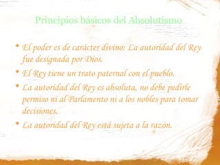 El Absolutismo | PPT