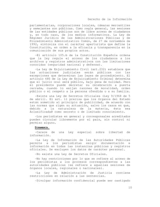 El acceso a la informacion publica