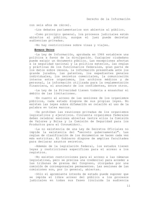 El acceso a la informacion publica