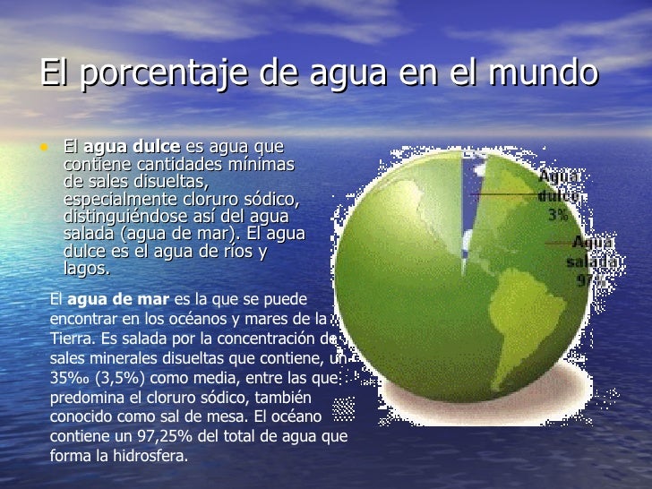 el agua