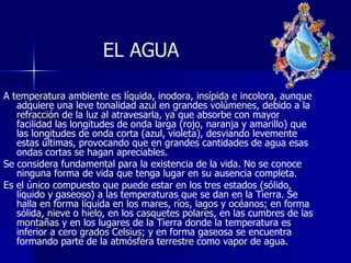 El Agua | PPT
