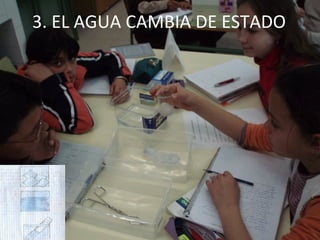 3. EL AGUA CAMBIA DE ESTADO 