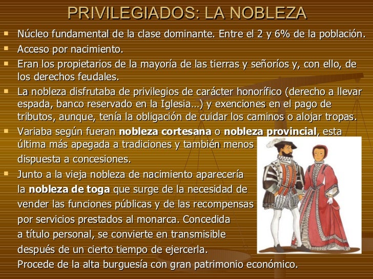 Características del Antiguo Régimen