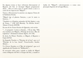 EL ARCÁNGEL MIGUEL REY DEL SOL Y DEL RAYO | PDF