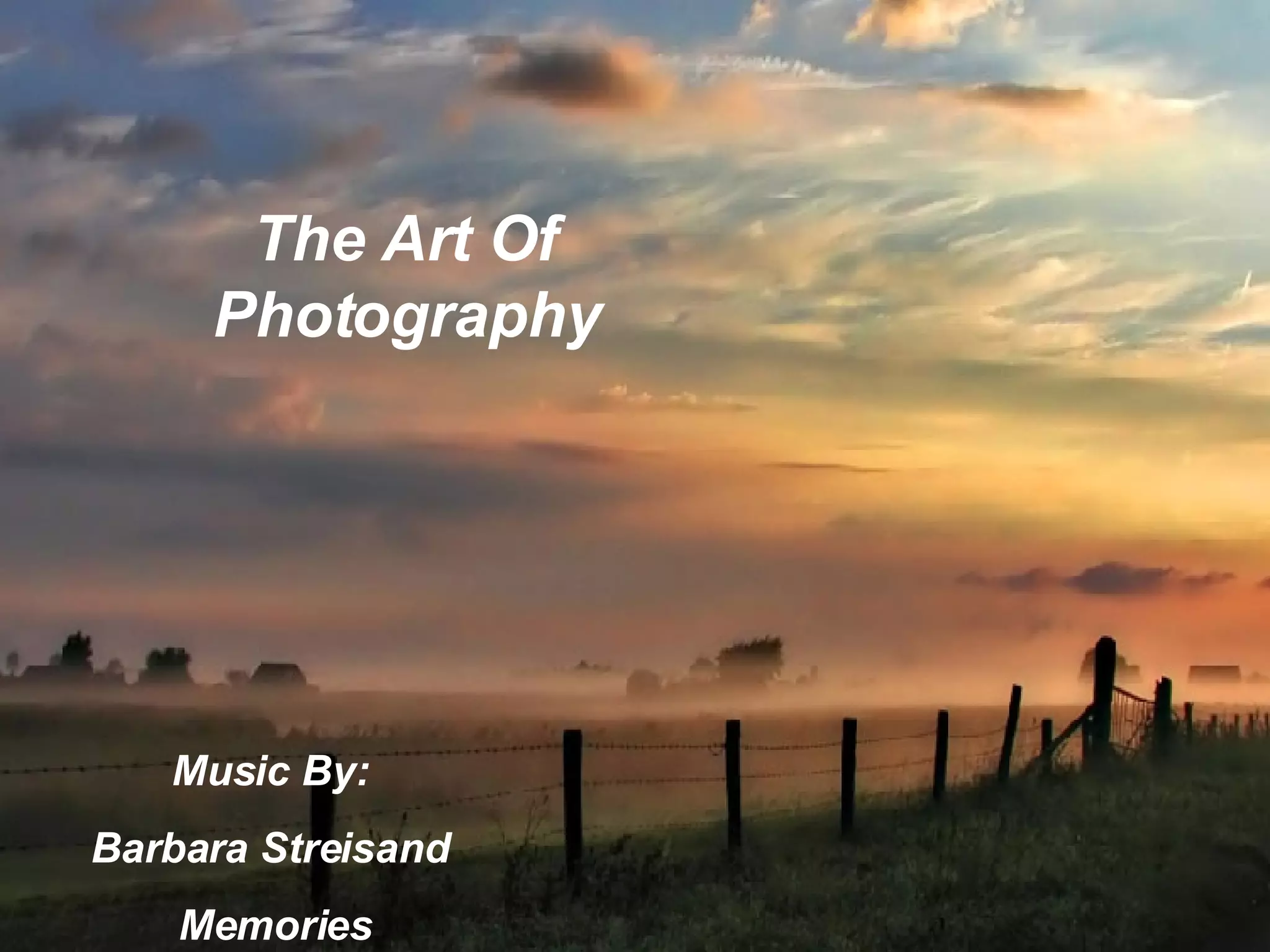 Music By: Barbara Streisand Memories The Art Of Photography