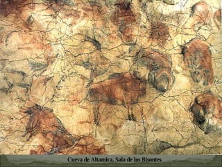 Cueva de Altamira. Sala de los Bisontes 