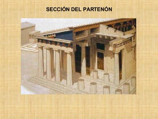 SECCIÓN DEL PARTENÓN 