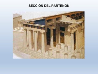 SECCIÓN DEL PARTENÓN
 