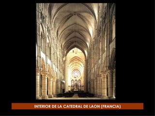 INTERIOR DE LA CATEDRAL DE LAON (FRANCIA) 