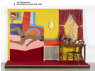 Tom Wesselmann
Great American Nude, Nº54, 1964
 