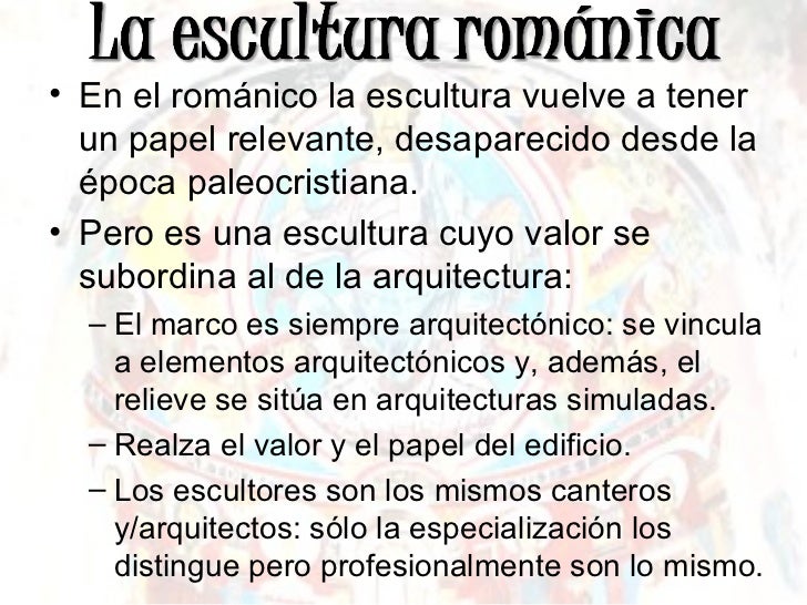 El Arte Romanico Escultura Y Pintura Introducción