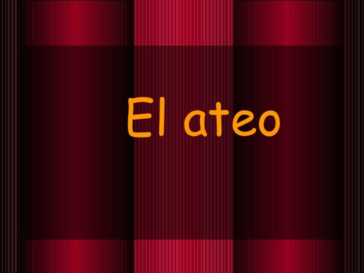 El ateo