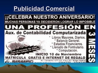 Publicidad Comercial 