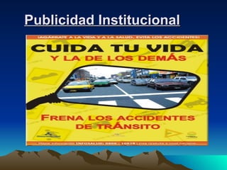 Publicidad Institucional 