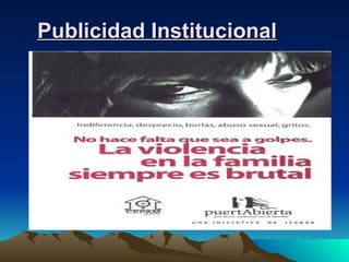 Publicidad Institucional 