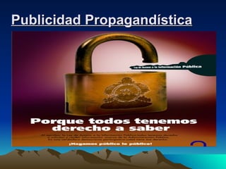 Publicidad Propagandística 