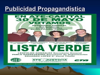 Publicidad Propagandística 