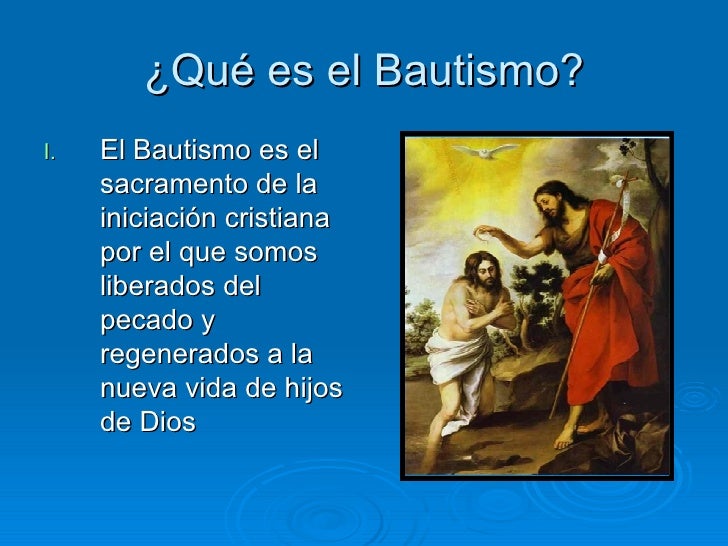 El Bautismo