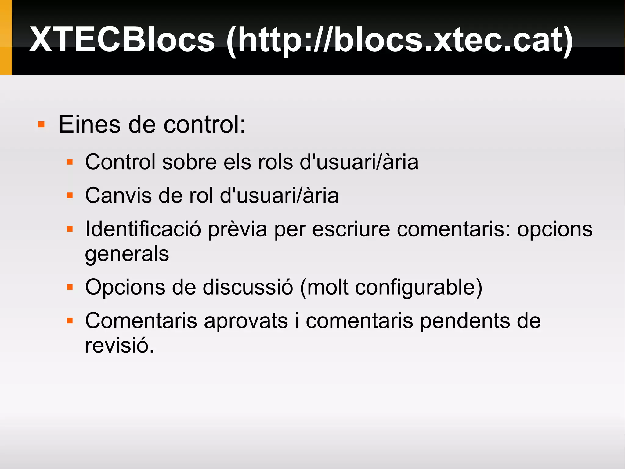 El Blocs A XTEC I El Seu s Educatiu ODP El Blocs A XTEC I El Seu s Educatiu ODP