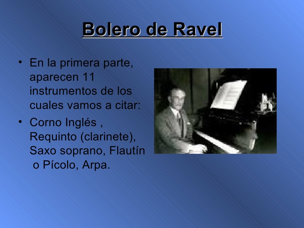 El Bolero de Ravel
