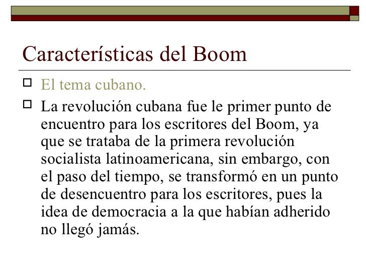 El boom-latinoamericano diapositivas