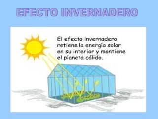 EFECTO INVERNADERO 