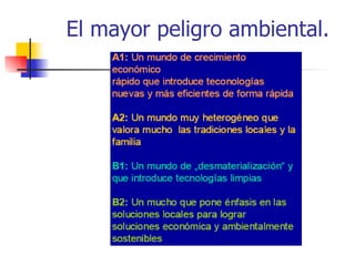 El mayor peligro ambiental. 