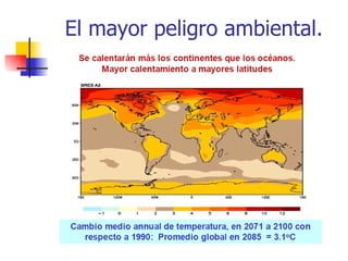 El mayor peligro ambiental. 